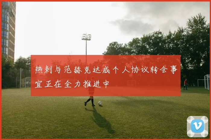 热刺与范赫克达成个人协议转会事宜正在全力推进中